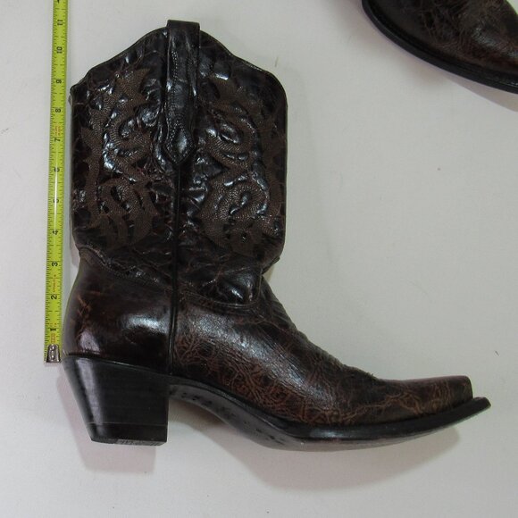 Corral Women’s Embroidered Narrow Square Toe Brown Cowboy, Western Boots Size 9 - Picture 11 of 11